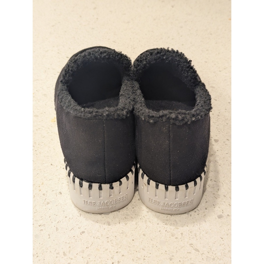 Ilse Jacobsen Hornbaek Tulip Slip On Black Lined Loafers Sneakers Women's Sz 38 - Picture 5 of 9